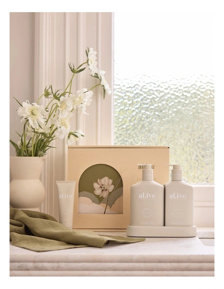 Wash And Lotion Duo + Hand Cream Gift Set