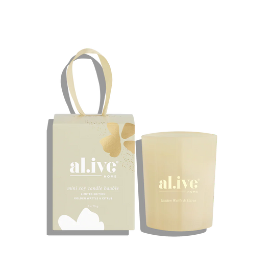 Mini Soy Candle Bauble