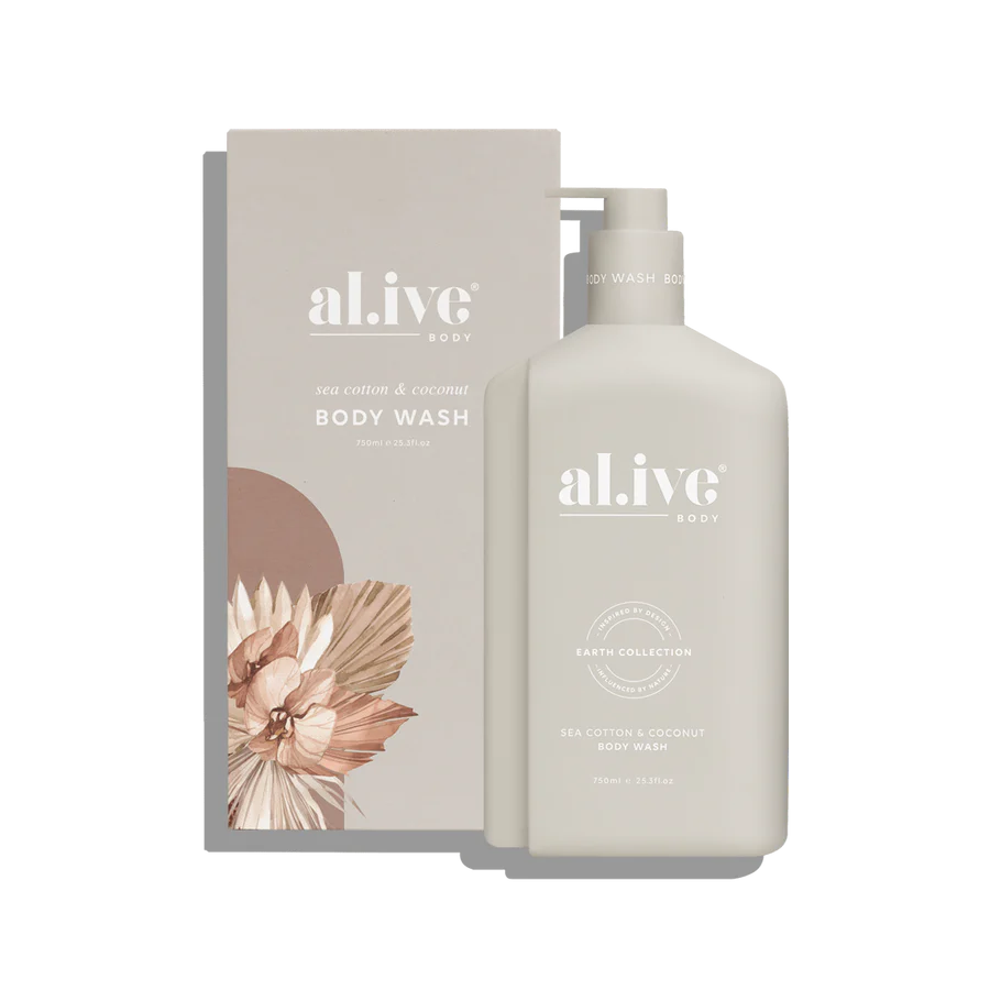 750ml Body Wash - Sea Cotton & Coconut
