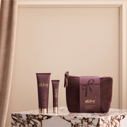 Al.ive Hand & Lip Gift Set Sweet Plum & Berries
