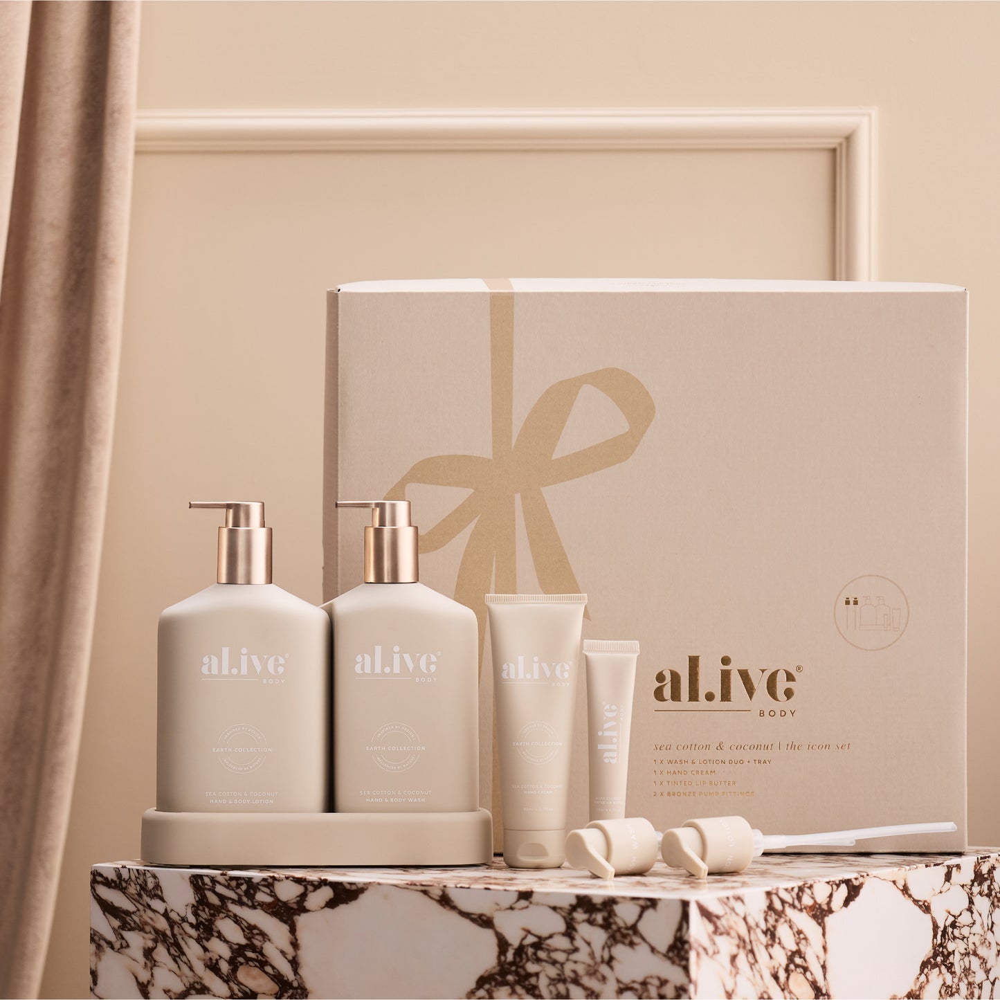 Al.ive The Icon Set Sea Cotton & Coconut