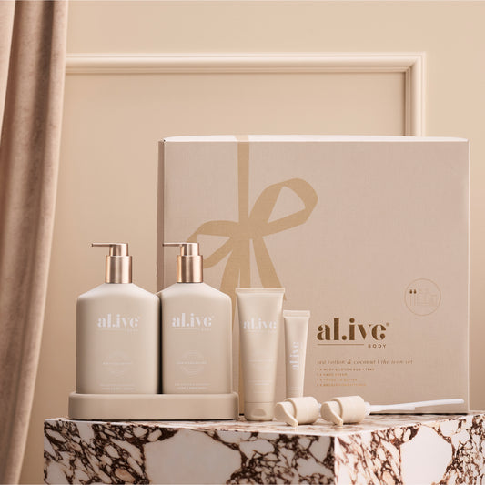 Al.ive The Icon Set Sea Cotton & Coconut